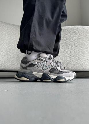 Женские кроссовки new balance 9060 dark grey v / smb