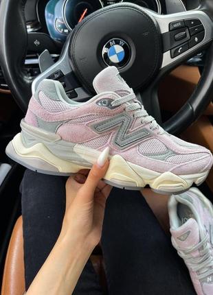 Женские кроссовки new balance 9060 pink v / smb