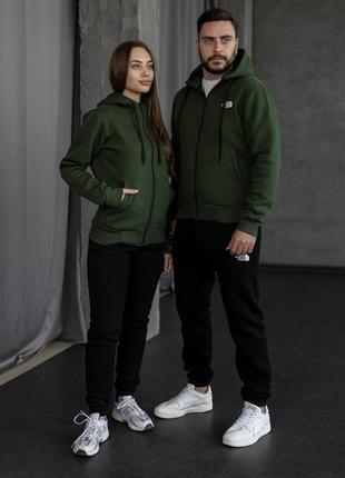 Костюм the north face хакі зима