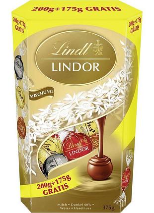 Конфеты lindt lindor mischung mix 375 g