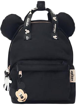 Рюкзак zara микки маус, детский черный рюкзак disney, mickey mouse, розовый рюкзак (1023 и 1033)