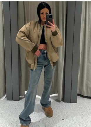 Куртка бомбер зара zara
