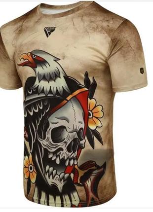Футболка рашгард rdx t14 harrier tattoo t-shirt.s