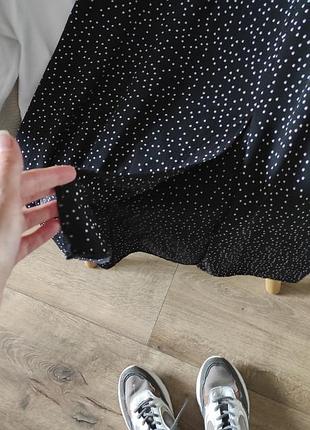Юбка миди юбка в горох8 фото