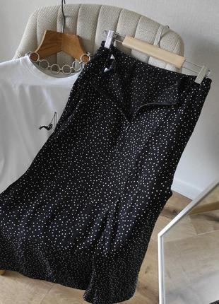 Юбка миди юбка в горох9 фото