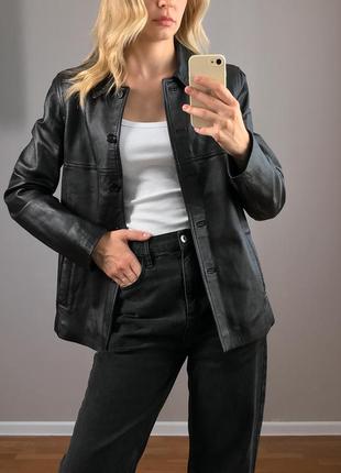 Жакет пиджак кожаный 100% натуральная кожа2 фото
