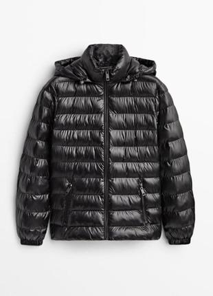 Курточка пуховик massimo dutti2 фото
