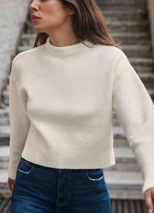 Трикотажний светр zara xs s m