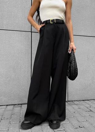 Брюки штани чорні черные штаны классика