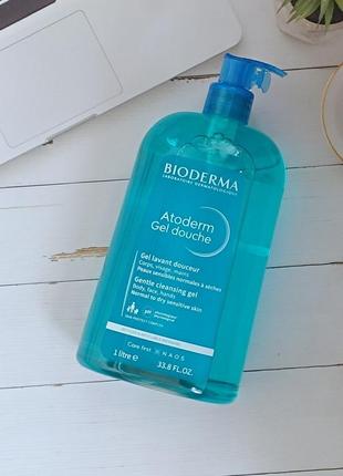 Bioderma atoderm гель для душа для сухой и чувствительной кожи