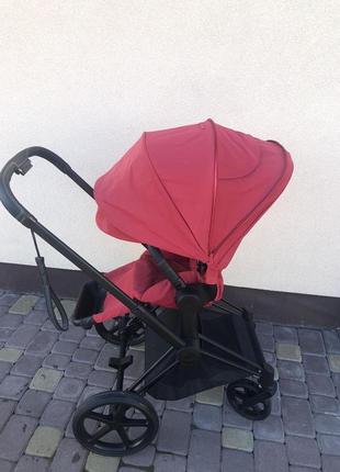 Детская тележка cybex priam lux true red коллекции 2020