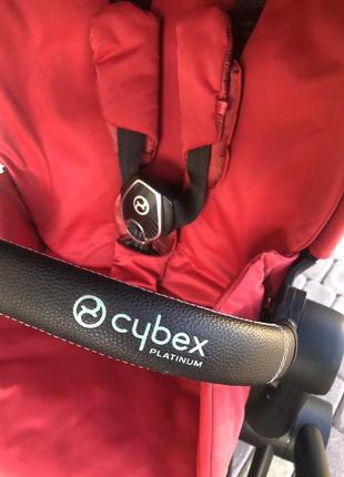 Детская тележка cybex priam lux true red коллекции 2020