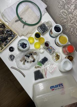 Залишки бісер канва бусини стрази