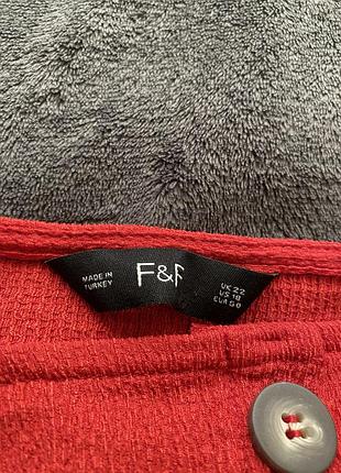 Червона сукня f&f 3