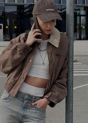 Бомбер с вощеным покрытием zara xl, xxl