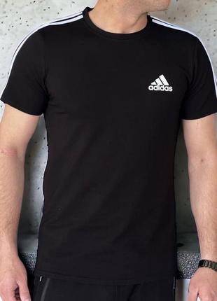 Футболка чоловіча з принтом в стилі adidas