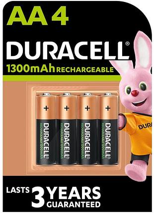 Акумулятор duracell hr6 (aa) 1300mah уп. 4 шт