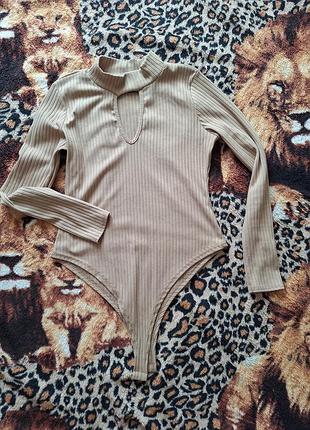 Боді з довгим рукавом