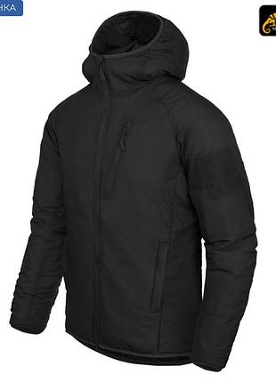 Куртка helikon-tex wolfhound hoodie® climashield® apex black