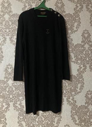 Винтажное акриловое длинное платье для высоких плюс сайз