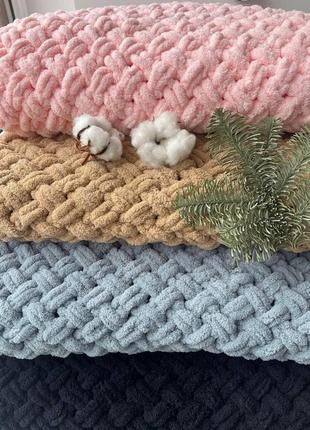 Плюшевий плед, ручна робота