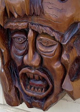 Маска дерево козак рог