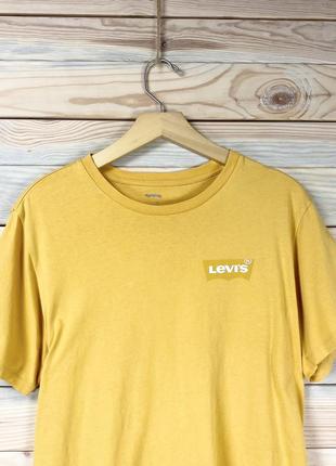 Levis s футболка майка желтая levi’s левис