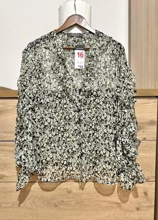 Блуза шифон ошатна 48-52 р.