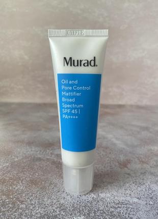 Murad - oil and pore control mattifier broad spectrum spf 45 pa++++ - матувальний крем для обличчя, 50 ml