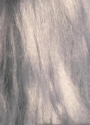 Цветной однотонный канекалон термостойкий холодный голубой для плетения кос брейды каникалон