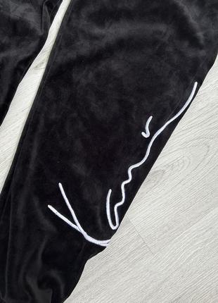 Женские спортивные штаны karl kani velour sweatpants спортивки кард каны оригинал