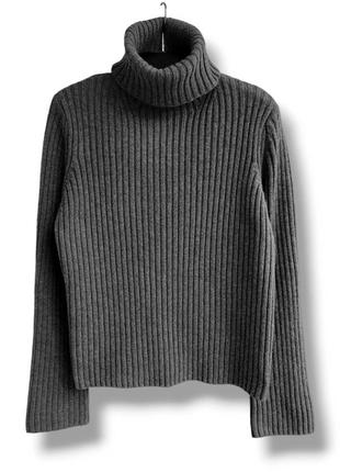 Теплый свитер с шерстью zara.