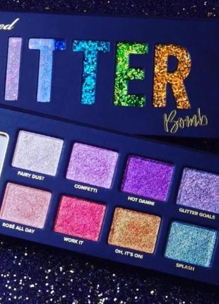 Too faced glitter bomb палетка тіней