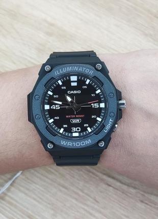 Спортивные мужские часы с водозащитой 10бар casio mw-620h-1a