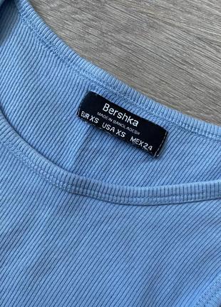 Топ в рубчик bershka