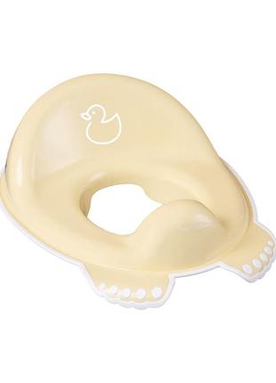 Накладка на унітаз tega duck anti-slip toilet trainer dk-002-132 light yellow (жовтий)