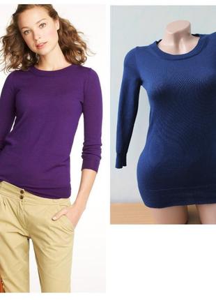 Шерстяной джемпер, свитер j. crew , мериносовая шерсть