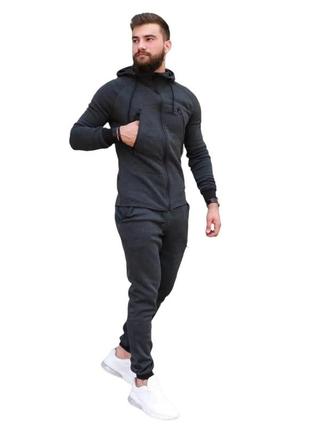 Костюм спортивний чоловічий з принтами в стилі adidas