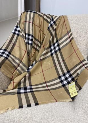 Палантин шарф в стилі burberry4 фото