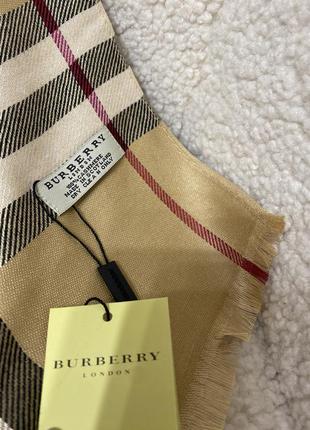 Палантин шарф в стилі burberry5 фото