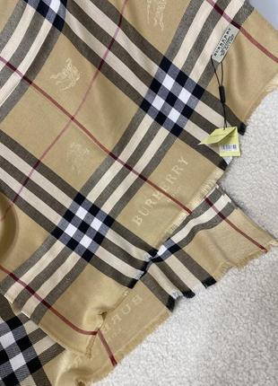 Палантин шарф в стилі burberry3 фото
