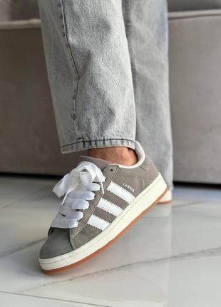 Adidas neo 00s grey женские кроссовки адидас кампус серые