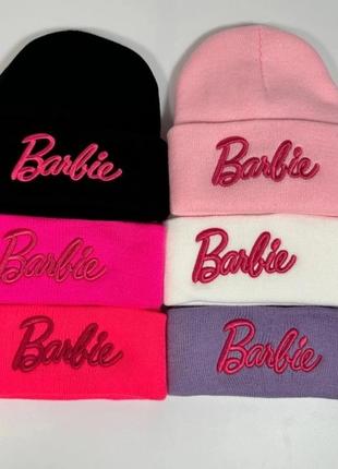 Шапка для девочки barbie