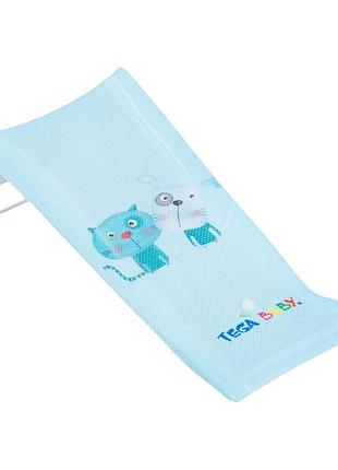 Горка для купания 3d мембрана tega dog & cat baby bath seat pk-026-101 light blue (голубой)
