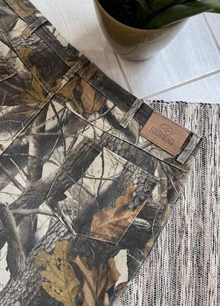 Винтажные realtree джинсы red hed охотничьи брюки размер 42/30