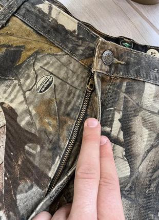 Винтажные realtree джинсы red hed охотничьи брюки размер 42/30