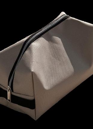 Велика косметичка 26*14*12 см organize (бежевий)