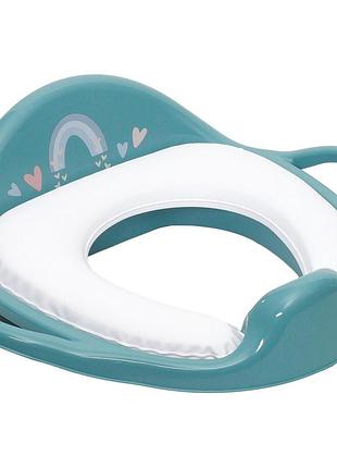 Накладка на унітаз м'яка tega meteo me-020-165 turquoise (бірюзовий)