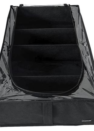 Текстильный кофр для хранения вещей на 4 отдела 50*35*14 см (со съемными...