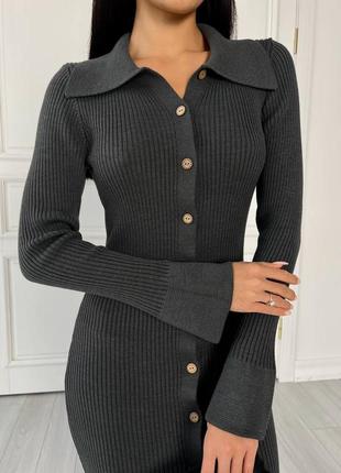 Платье на пуговицах 5